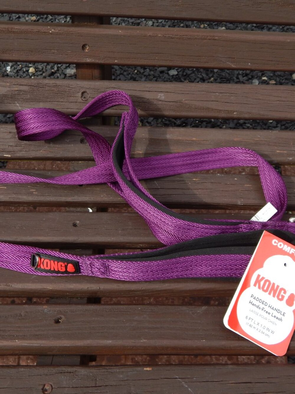 KONG Comfort 6 Foot Padded Purple Handle Traffic Leash Kong Dog Purple Leash New